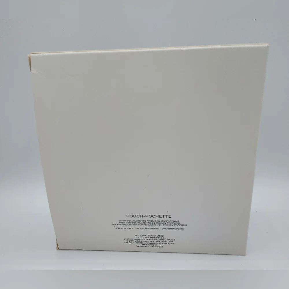 Miu Miu Pink Velvet Chain Pouch Pochette Parfums Gift New In Box - Picture 6 of 7